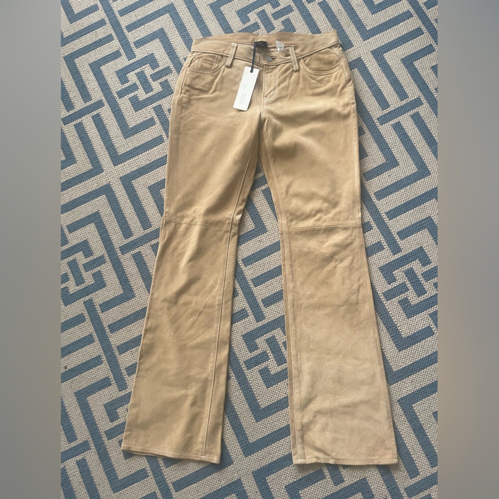 NEW VINTAGE 2002 GAP Tan Suede Casual Pants